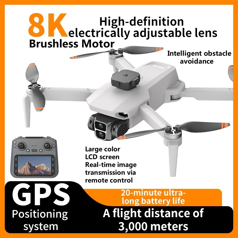 Rc Helicopter Electric - โดรน 8K ESC กล้องพร้อมระบบหลบหลีกสิ่งกีดขวาง GPS กลับอัตโนมัติ