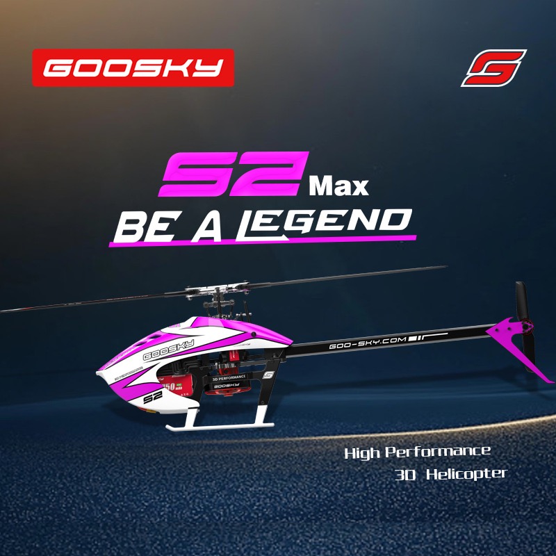 Rc Helicopter Charger - เฮลิคอปเตอร์บังคับวิทยุ GOOSKY S2 Max รุ่นเครื่องบินจำลอง พร้อมระบบ
