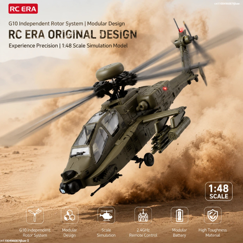 Rc Helicopter Single Rotor - เฮลิคอปเตอร์บังคับวิทยุรุ่นใหม่ Rc Era Ah-64d Apache C170