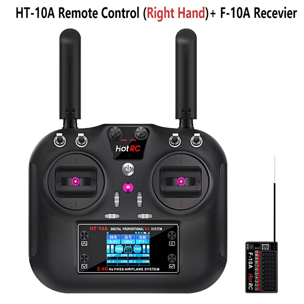 Rc Helicopter Remote Control - Hotrc HT-10A 2.4G 10CH เครื่องส่งสัญญาณ F10A