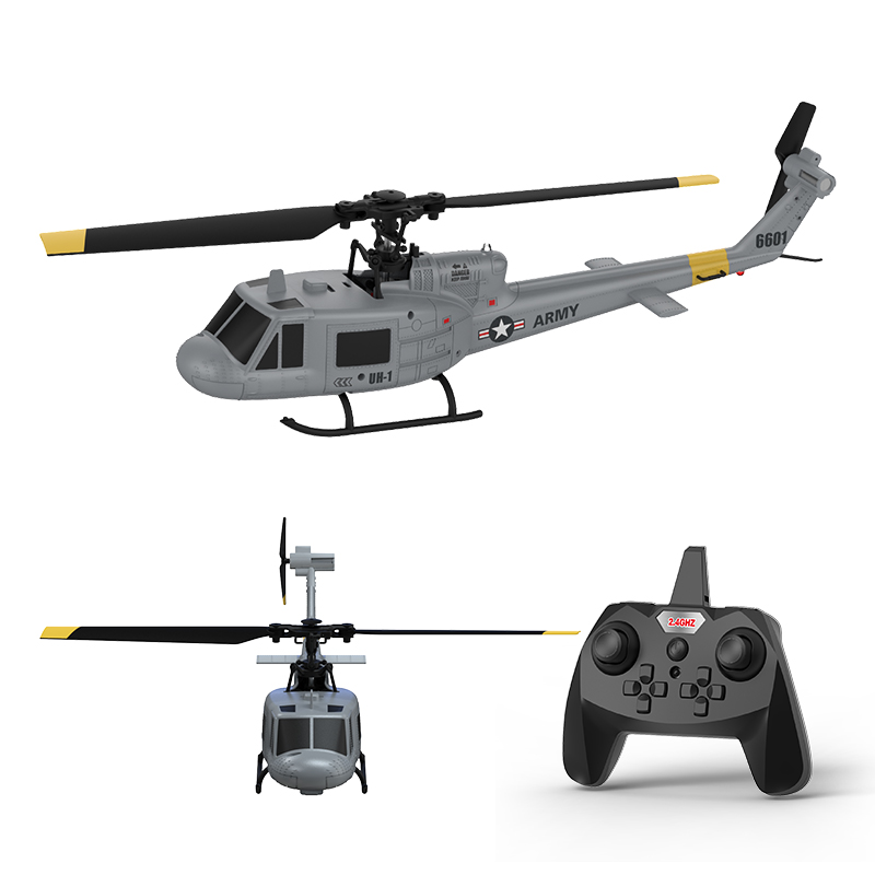 Rc Helicopter Large - เฮลิคอปเตอร์จำลอง Huey รุ่น 6601 พร้อมระบบ Optical