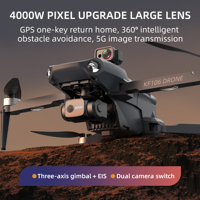 2022 ใหม่KF106 Max Drone 8K Pr - Rc Helicopter Charger บทวิจารณ์และราคา