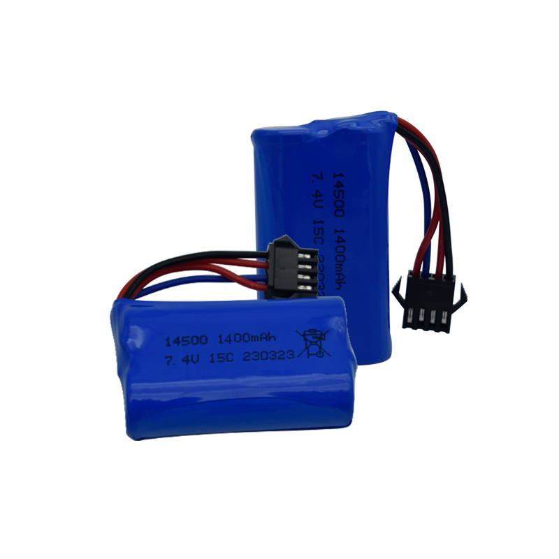 7.4V 1400mAh 14500 แบตเตอรี่ลิ - Rc Helicopter Parts บทวิจารณ์และราคา