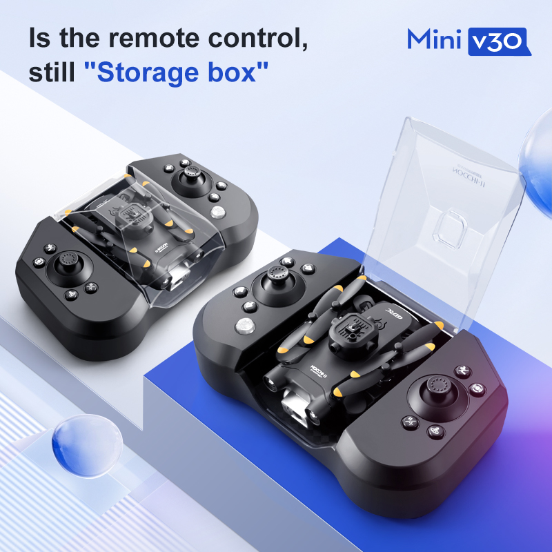 Mini V30 WiFi FPV Drone 4K HD  - Rc Helicopter Case บทวิจารณ์และราคา