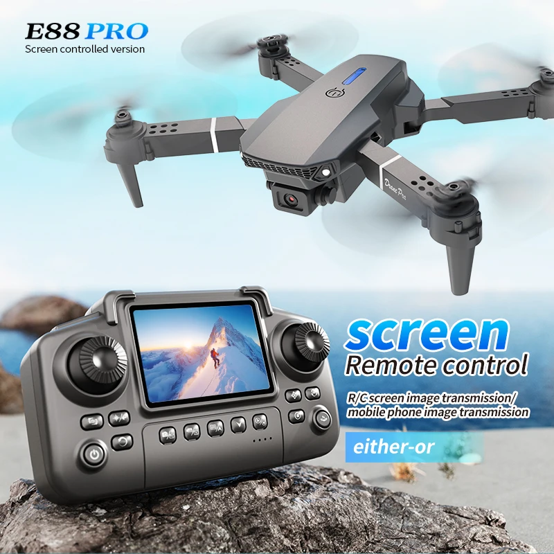 Professional E88 PRO Drone หน้ - Rc Helicopter Case บทวิจารณ์และราคา