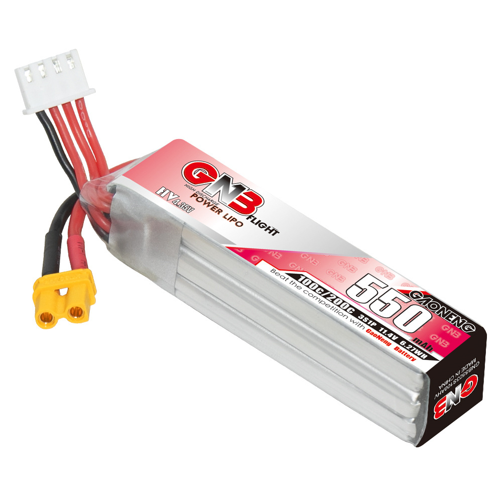 GNB HV 11.4V 550mAh 100C/200C  - Rc Helicopter Parts บทวิจารณ์และราคา