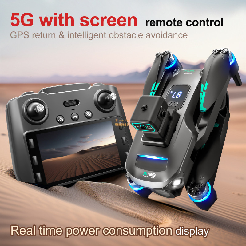 8K กล้องคู่ 5G WIFI FPV รีโมทค - Rc Helicopter Case บทวิจารณ์และราคา