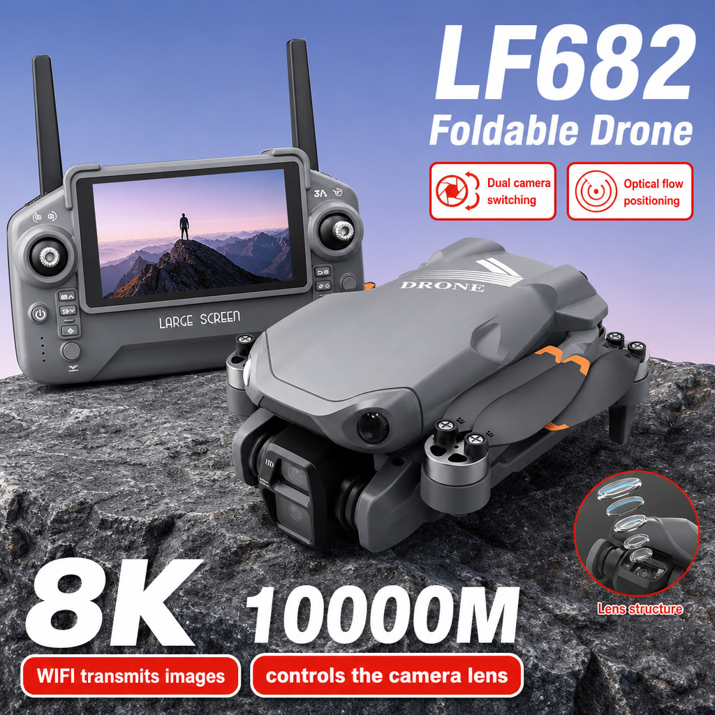 โดรนถ่ายภาพทางอากาศ LF682 8K H - Rc Helicopter Case บทวิจารณ์และราคา