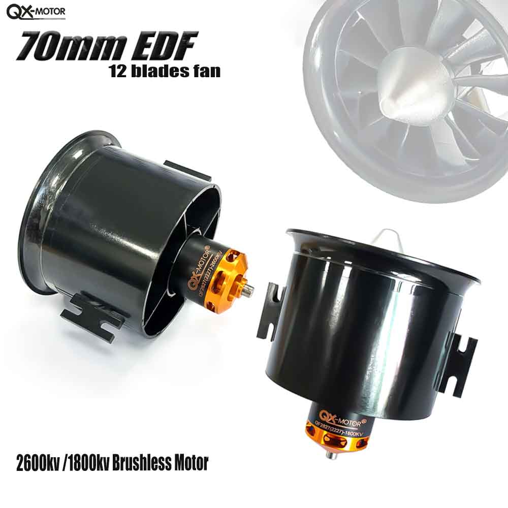 QX-MOTOR พัดลมแบบมีท่อ 6 ใบพัด - Rc Helicopter Blade บทวิจารณ์และราคา