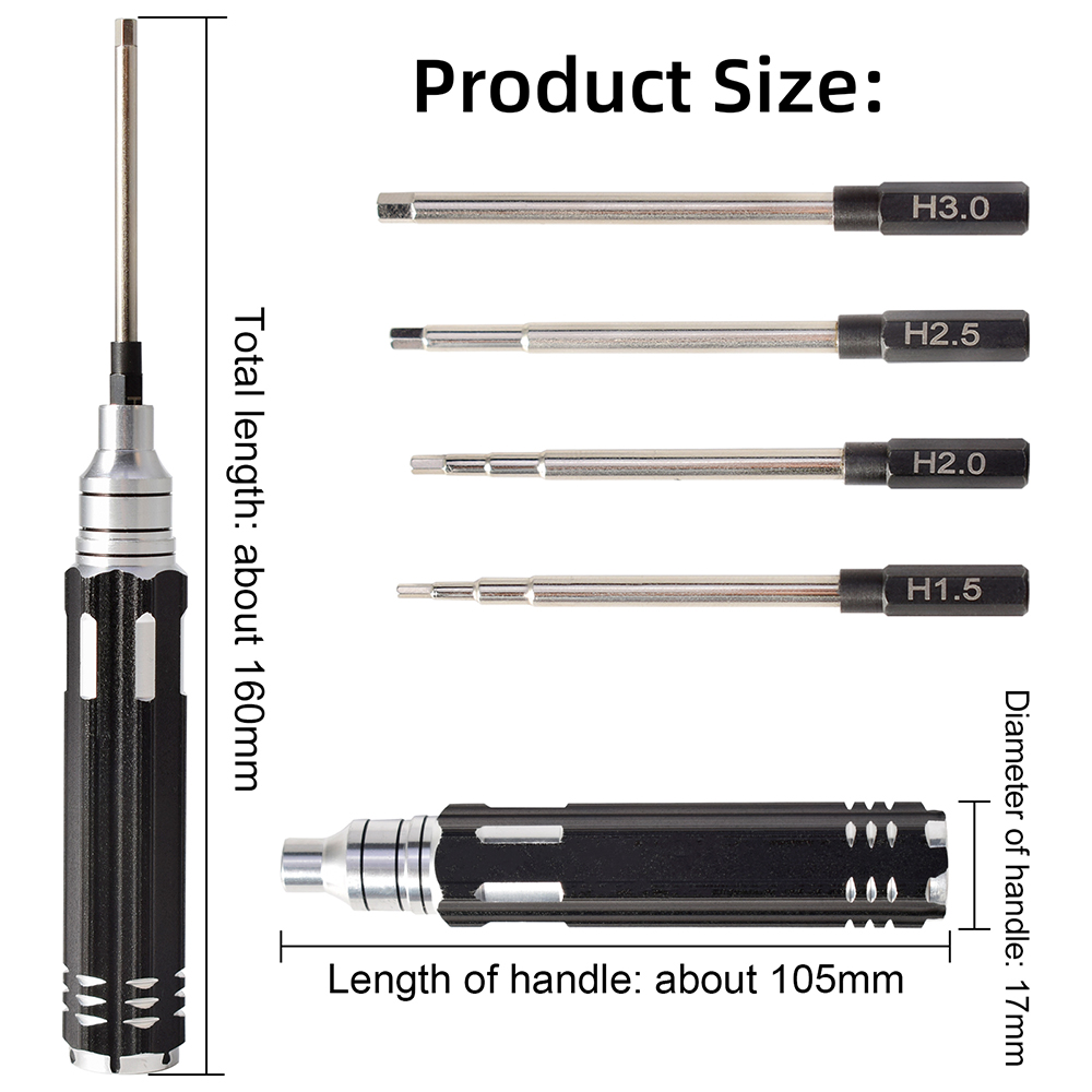 4 In 1 1.5มม.2.0มม.2.5มม.3.0มม - Rc Helicopter Tool Kit บทวิจารณ์และราคา